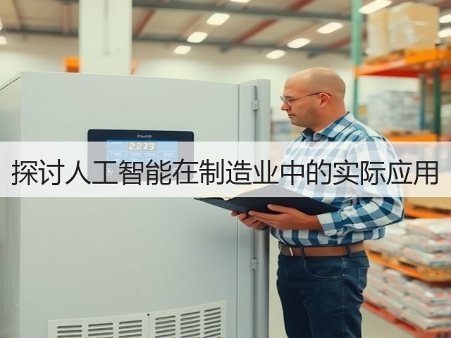 探讨人工智能在制造业中的实际应用(图1) 探讨人工智能在制造业中的实际应用(图1)