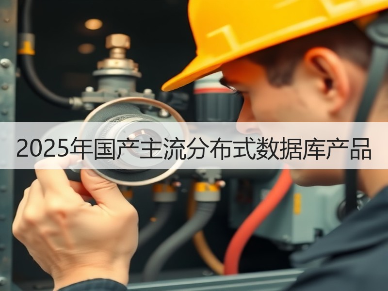 2025年国产主流分布式数据库产品
