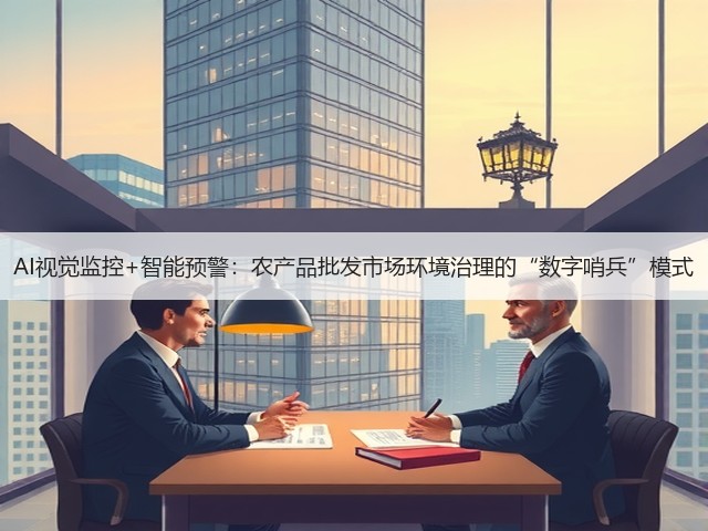 AI视觉监控+智能预警:农产品批发市场环境治理的“数字哨兵”模式(图1) AI视觉监控+智能预警:农产品批发市场环境治理的“数字哨兵”模式(图1)