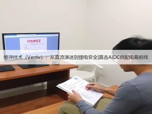 维谛技术（Vertiv）：从直流演进到锂电安全|直击AIDC供配电最前线(图3)