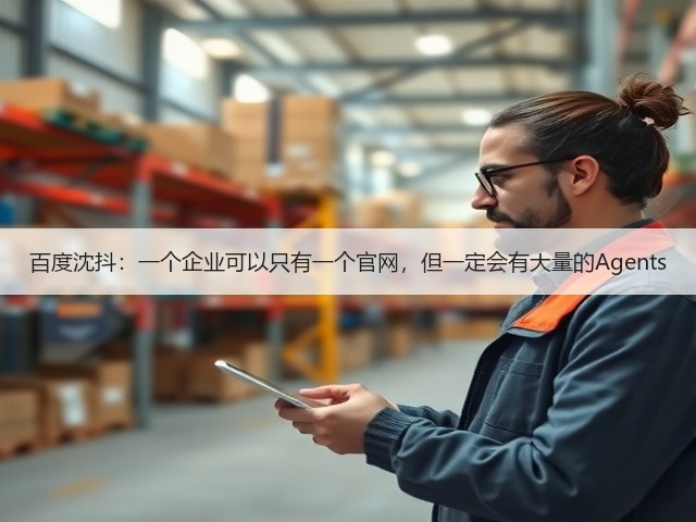 百度沈抖:一个企业可以只有一个官网,但一定会有大量的Agents(图2) 百度沈抖:一个企业可以只有一个官网,但一定会有大量的Agents(图2)