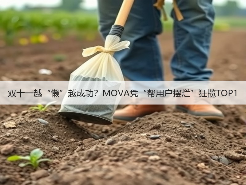 双十一越“懒”越成功？MOVA凭“帮用户摆烂”狂揽TOP1