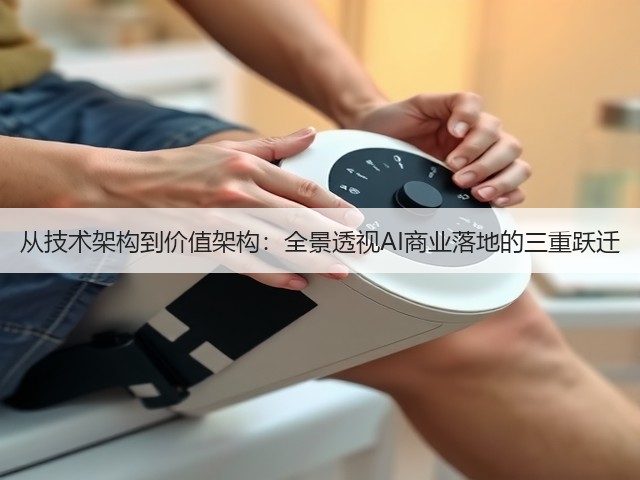 从技术架构到价值架构:全景透视AI商业落地的三重跃迁(图3) 从技术架构到价值架构:全景透视AI商业落地的三重跃迁(图3)