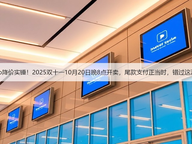 苹果17 Pro降价实锤!2025双十一10月20日晚8点开卖,尾款支付正当时,错过这波等一年!(图1) 苹果17 Pro降价实锤!2025双十一10月20日晚8点开卖,尾款支付正当时,错过这波等一年!(图1)