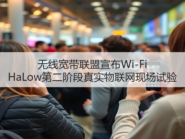 无线宽带联盟宣布Wi-Fi HaLow第二阶段真实物联网现场试验(图1) 无线宽带联盟宣布Wi-Fi HaLow第二阶段真实物联网现场试验(图1)