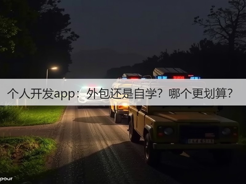个人开发app：外包还是自学？哪个更划算？