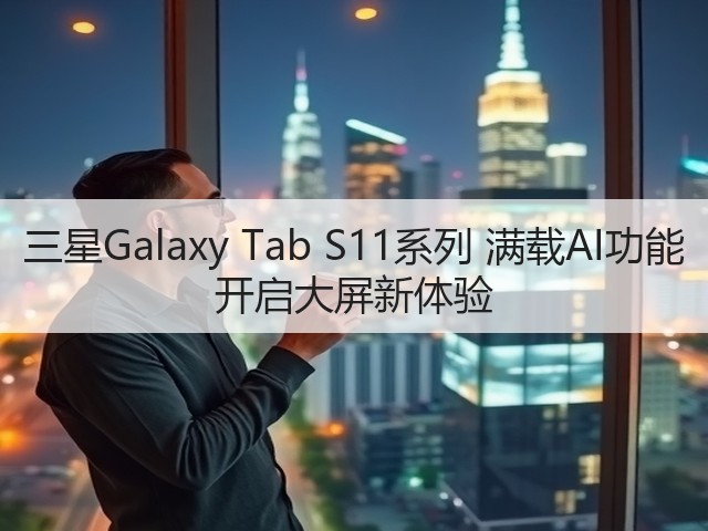 三星Galaxy Tab S11系列 满载AI功能 开启大屏新体验(图1) 三星Galaxy Tab S11系列 满载AI功能 开启大屏新体验(图1)