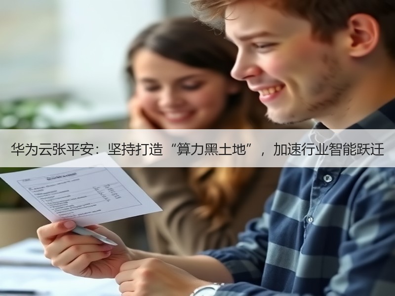 华为云张平安：坚持打造“算力黑土地”，加速行业智能跃迁