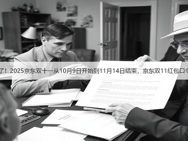 双十一又提前了!2025京东双十一从10月9日开始到11月14日结束,京东双11红包口令是:红包600(图1) 双十一又提前了!2025京东双十一从10月9日开始到11月14日结束,京东双11红包口令是:红包600(图1)