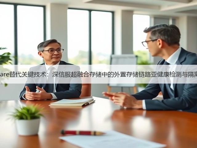 VMware替代关键技术：深信服超融合存储中的外置存储链路亚健康检测与隔离技术(图1)