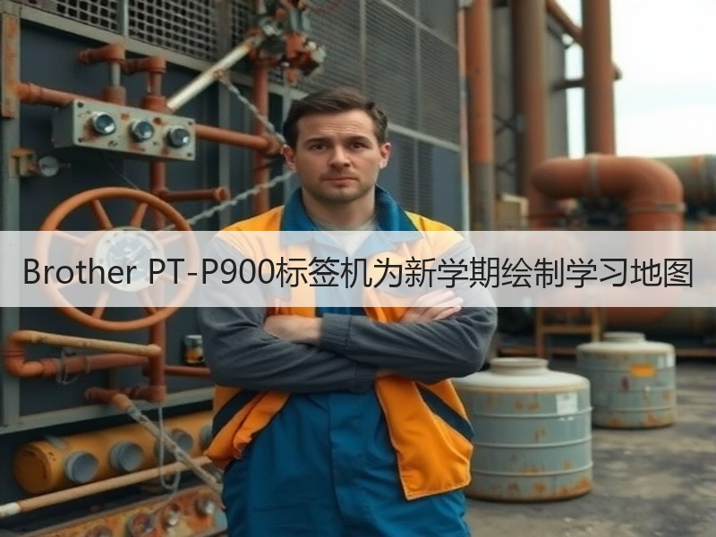 Brother PT-P900标签机为新学期绘制学习地图