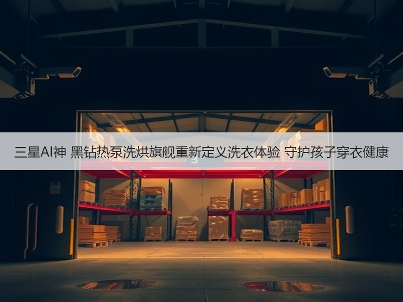 三星AI神 黑钻热泵洗烘旗舰重新定义洗衣体验 守护孩子穿衣健