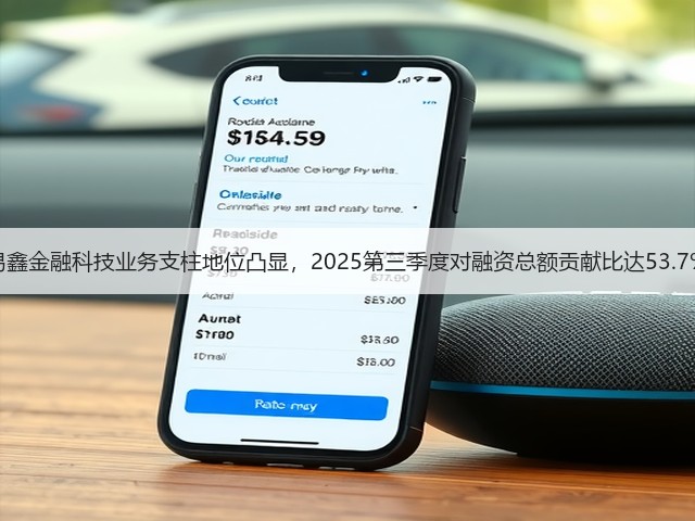 易鑫金融科技业务支柱地位凸显,2025第三季度对融资总额贡献比达53.7%(图1) 易鑫金融科技业务支柱地位凸显,2025第三季度对融资总额贡献比达53.7%(图1)