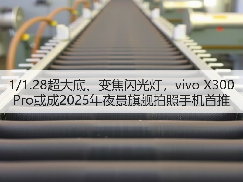 1/1.28超大底、变焦闪光灯，vivo X300 Pro或
