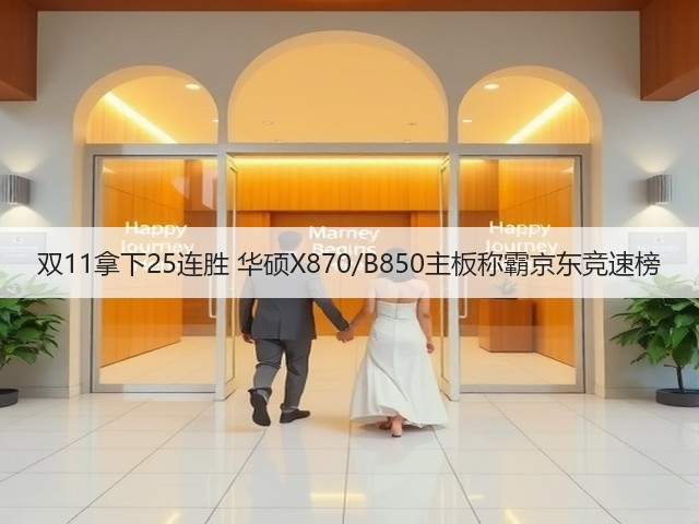 双11拿下25连胜 华硕X870/B850主板称霸京东竞速榜(图2) 双11拿下25连胜 华硕X870/B850主板称霸京东竞速榜(图2)