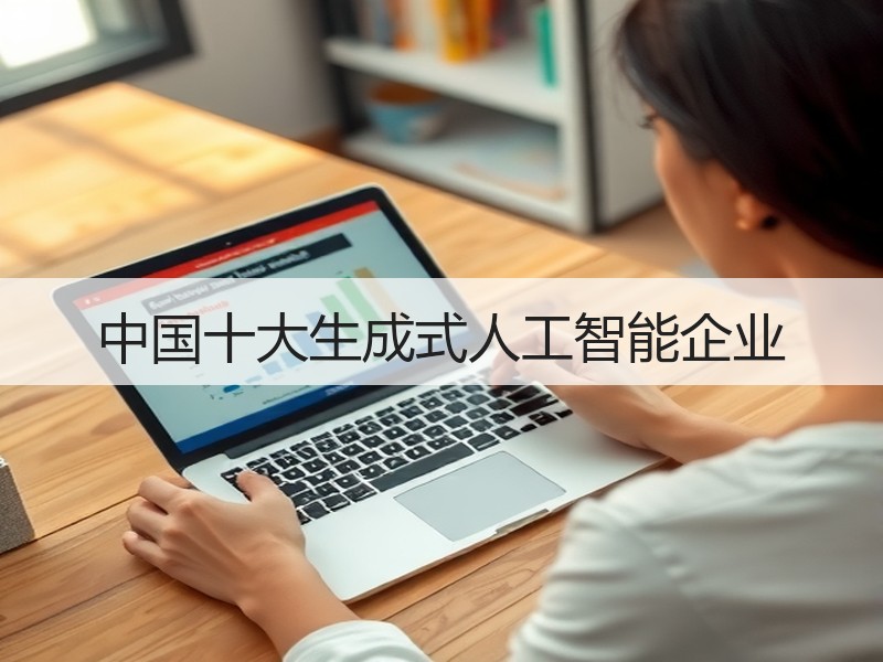 中国十大生成式人工智能企业