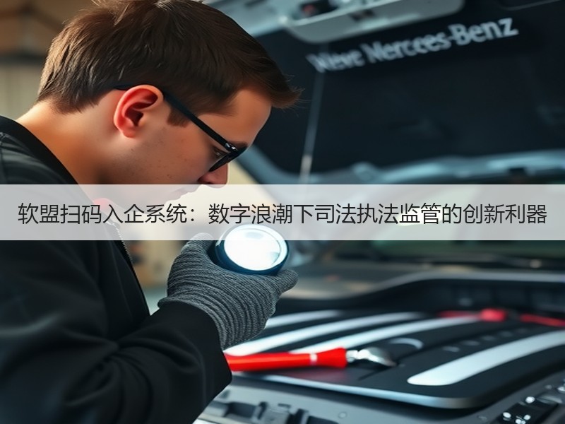 软盟扫码入企系统：数字浪潮下司法执法监管的创新利器