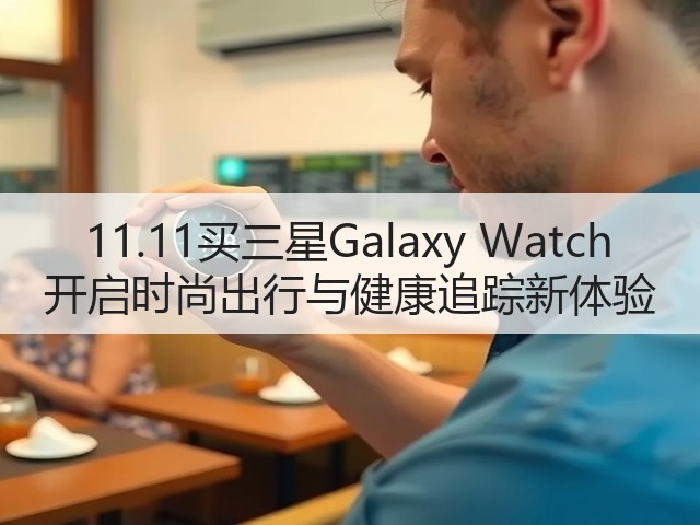 11.11买三星Galaxy Watch 开启时尚出行与健康追踪新体验(图3) 11.11买三星Galaxy Watch 开启时尚出行与健康追踪新体验(图3)
