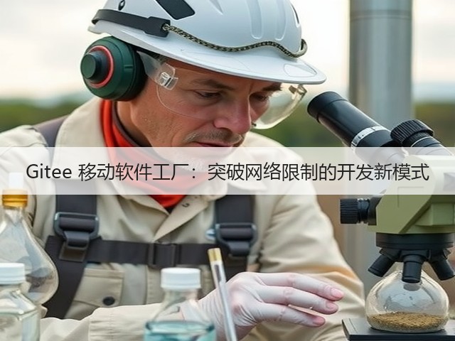 Gitee 移动软件工厂:突破网络限制的开发新模式(图3) Gitee 移动软件工厂:突破网络限制的开发新模式(图3)