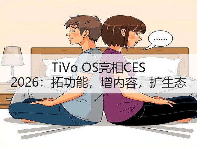 TiVo OS亮相CES 2026：拓功能，增内容，扩生态(图1)