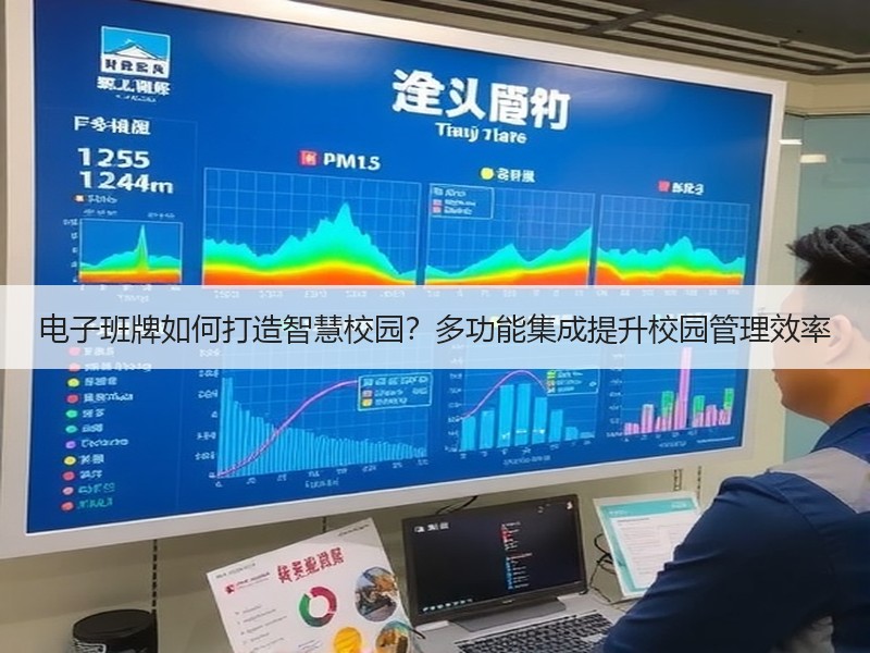电子班牌如何打造智慧校园？多功能集成提升校园管理效率
