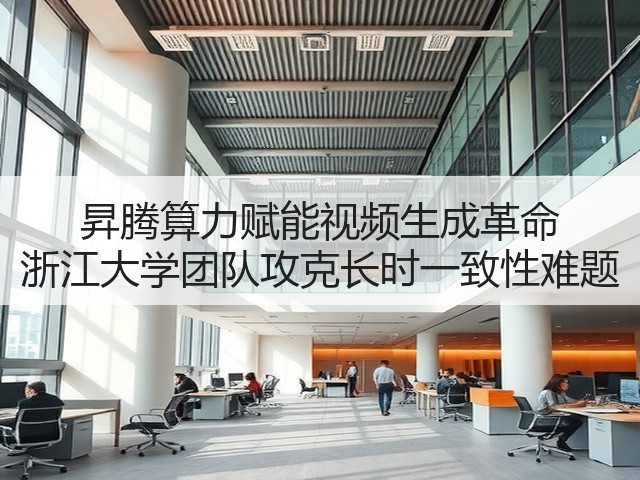 昇腾算力赋能视频生成革命 浙江大学团队攻克长时一致性难题(图2) 昇腾算力赋能视频生成革命 浙江大学团队攻克长时一致性难题(图2)
