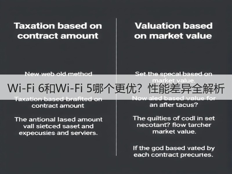 Wi-Fi 6和Wi-Fi 5哪个更优？性能差异全解析