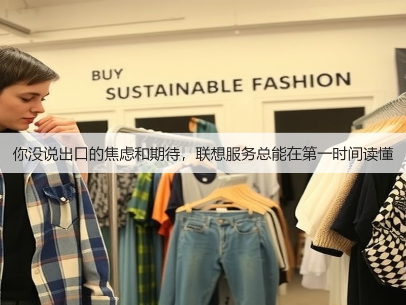 你没说出口的焦虑和期待，联想服务总能在第一时间读懂