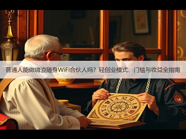 普通人能做嗨浪随身WiFi合伙人吗?轻创业模式、门槛与收益全指南(图1) 普通人能做嗨浪随身WiFi合伙人吗?轻创业模式、门槛与收益全指南(图1)