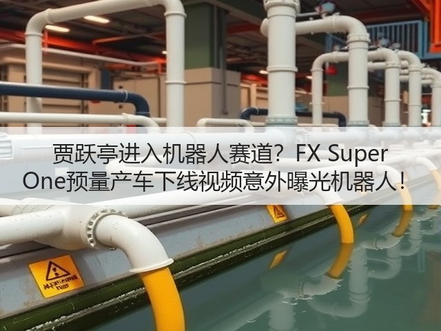 贾跃亭进入机器人赛道？FX Super One预量产车下线视频意外曝光机器人！(图2)