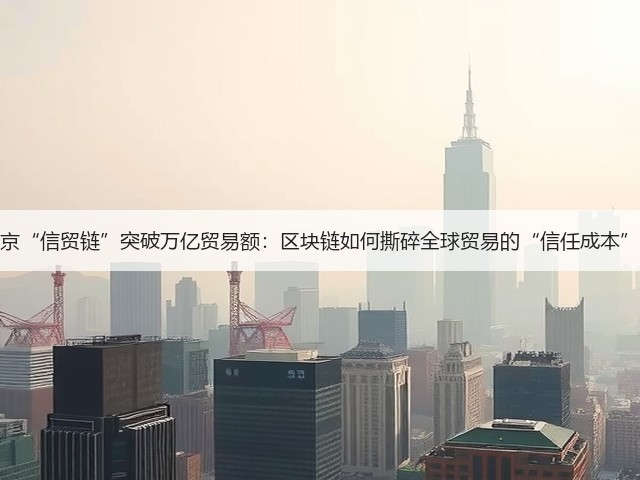 北京“信贸链”突破万亿贸易额:区块链如何撕碎全球贸易的“信任成本”?(图1) 北京“信贸链”突破万亿贸易额:区块链如何撕碎全球贸易的“信任成本”?(图1)