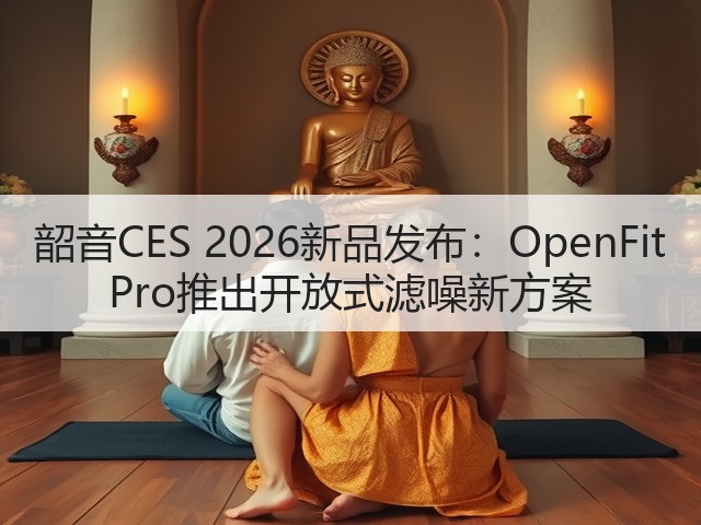 韶音CES 2026新品发布:OpenFit Pro推出开放式滤噪新方案(图3) 韶音CES 2026新品发布:OpenFit Pro推出开放式滤噪新方案(图3)
