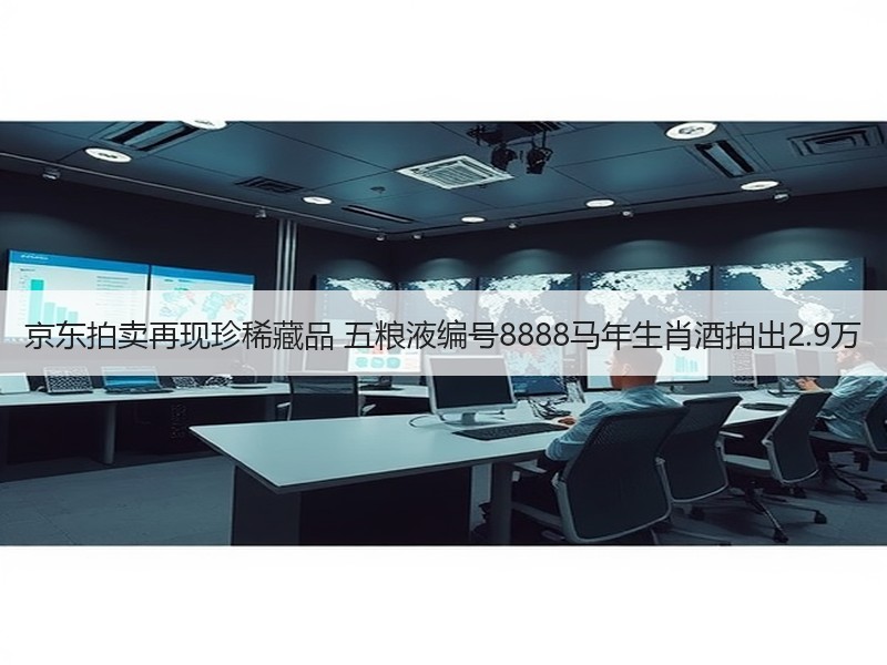 京东拍卖再现珍稀藏品 五粮液编号8888马年生肖酒拍出2.9