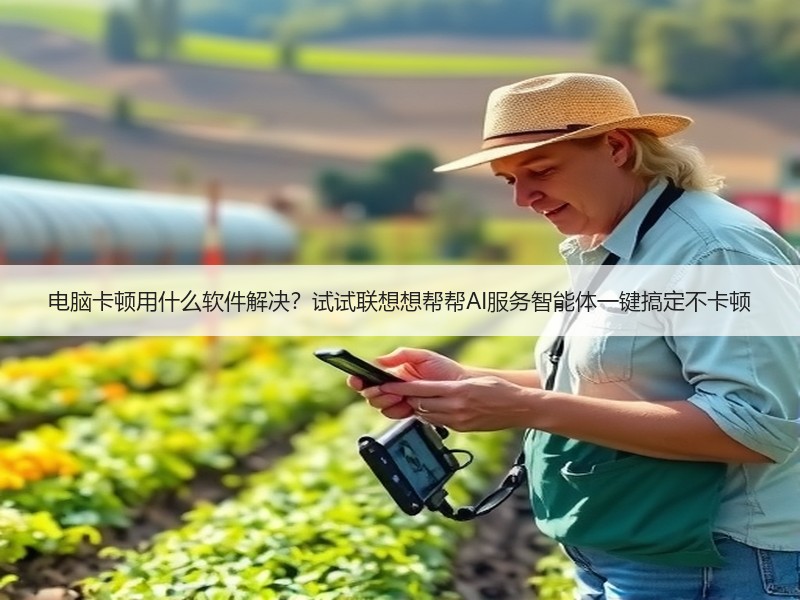 电脑卡顿用什么软件解决？试试联想想帮帮AI服务智能体一键搞定