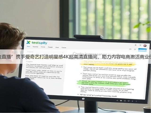“佳直播”携手爱奇艺打造明星感4K超高清直播间，助力内容电商激活商业价值(图2)