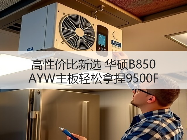 高性价比新选 华硕B850 AYW主板轻松拿捏9500F(图1) 高性价比新选 华硕B850 AYW主板轻松拿捏9500F(图1)