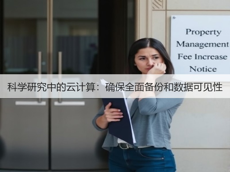 科学研究中的云计算：确保全面备份和数据可见性