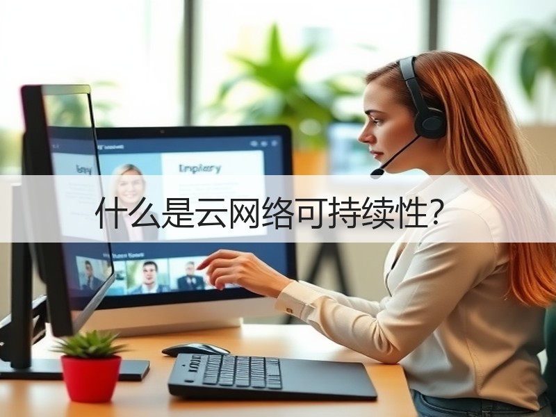 什么是云网络可持续性？