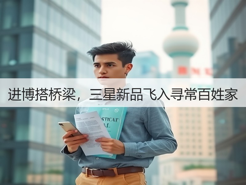 进博搭桥梁，三星新品飞入寻常百姓家