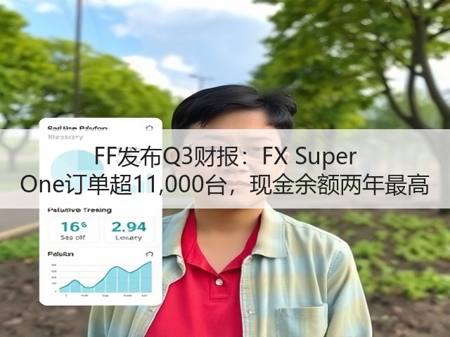 FF发布Q3财报:FX Super One订单超11,000台,现金余额两年最高(图2) FF发布Q3财报:FX Super One订单超11,000台,现金余额两年最高(图2)