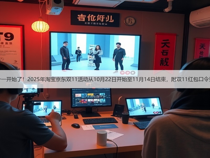 双十一开始了！2025年淘宝京东双11活动从10月22日开始