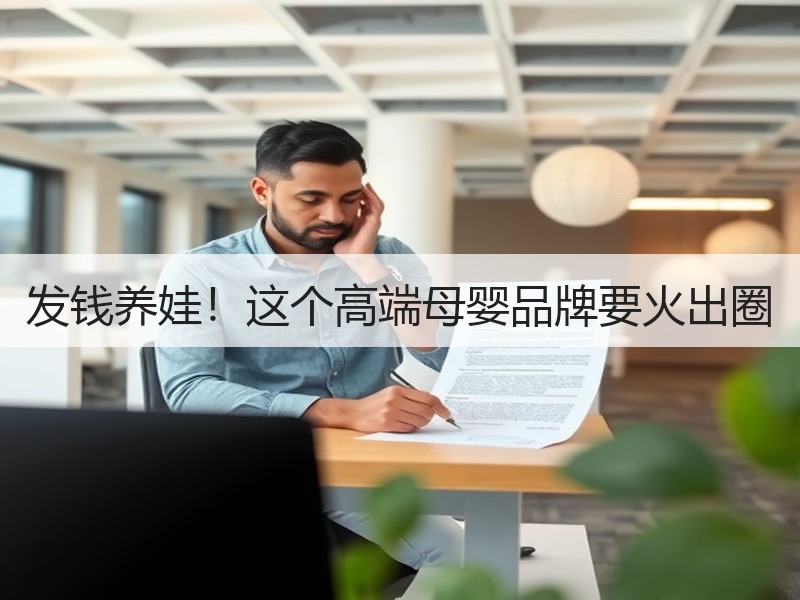 发钱养娃！这个高端母婴品牌要火出圈