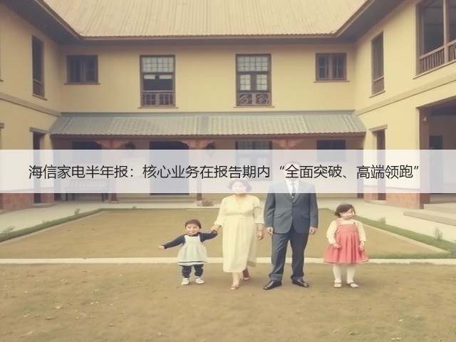 海信家电半年报:核心业务在报告期内“全面突破、高端领跑”(图2) 海信家电半年报:核心业务在报告期内“全面突破、高端领跑”(图2)
