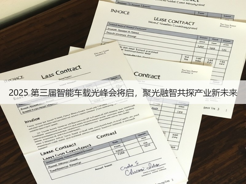 2025 第三届智能车载光峰会将启，聚光融智共探产业新未来