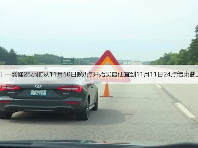 2025双十一巅峰28小时从11月10日晚8点开始买最便宜到11月11日24点结束截止最划算(图1)