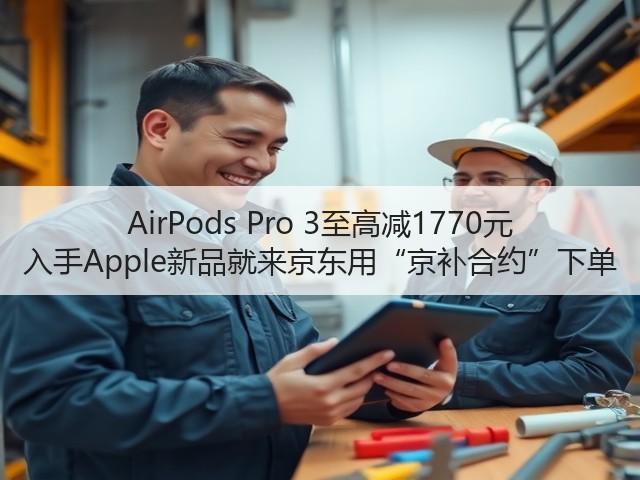 AirPods Pro 3至高减1770元 入手Apple新品就来京东用“京补合约”下单(图2) AirPods Pro 3至高减1770元 入手Apple新品就来京东用“京补合约”下单(图2)