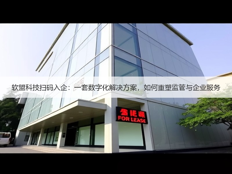 软盟科技扫码入企：一套数字化解决方案，如何重塑监管与企业服务
