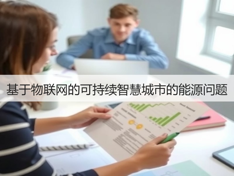 基于物联网的可持续智慧城市的能源问题
