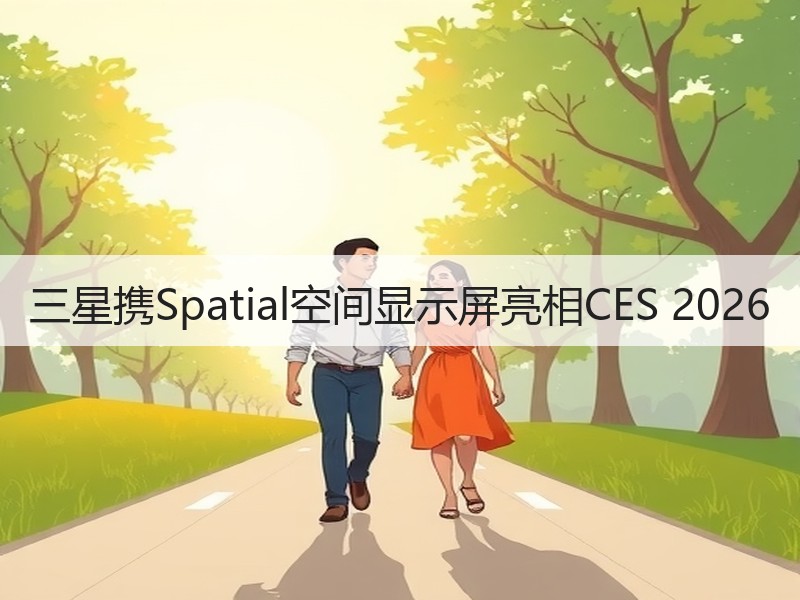 三星携Spatial空间显示屏亮相CES 2026