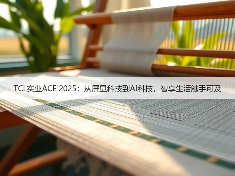 TCL实业ACE 2025：从屏显科技到AI科技，智享生活触
